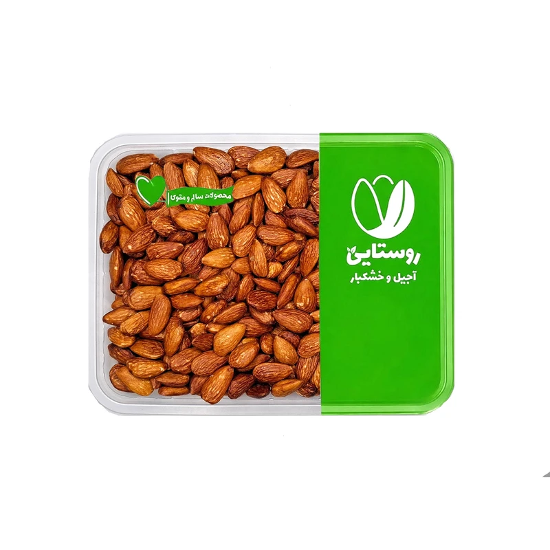 بادام خارجی شور با طعم لیمو روستایی - 250 گرم