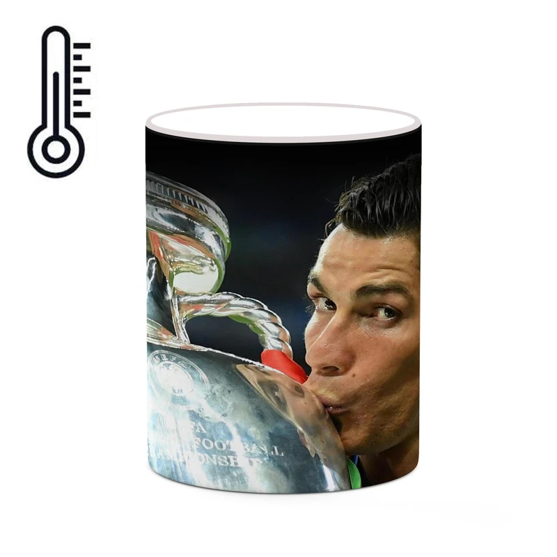 ماگ حرارتی کاکتی طرح Ronaldo رونالدو مدل mgh43143
