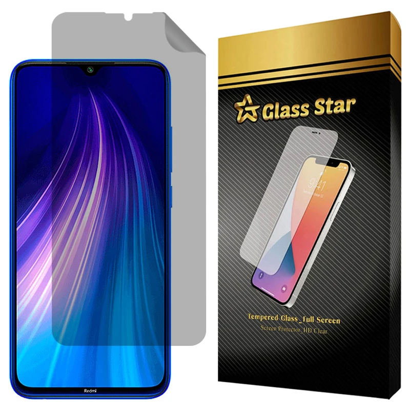 محافظ صفحه نمایش گلس استار مدل NOPRG مناسب برای گوشی موبایل شیائومی Redmi Note 8