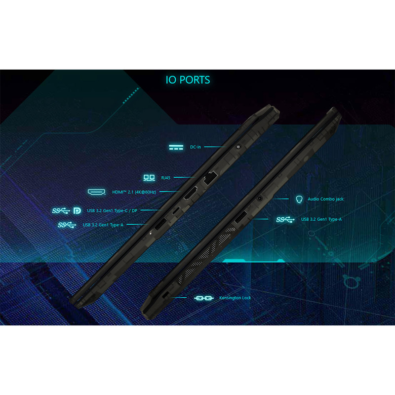 لپ تاپ 15.6 اینچی ام اس آی مدل Cyborg 15 A13UDX-1659XAE-i5 13420H-16GB DDR5 5200MHz-512GB SSD-RTX3050 6GB-FHD 144Hz