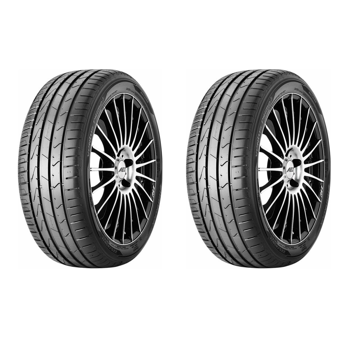 لاستیک خودرو هانکوک مدل K125 سایز 215/45R17 - دو حلقه
