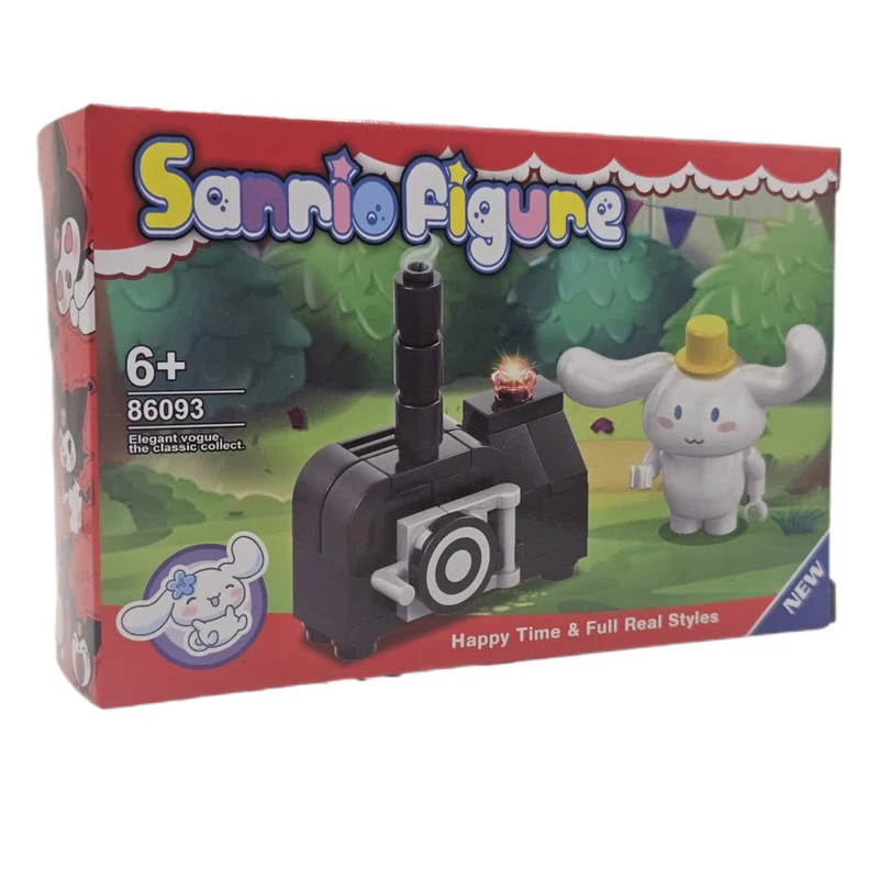 ساختنی 20 تکه ناب سل مدل سینمارول و دوربین عکاسی کد SANRIO FIGURE 86093 NO.1