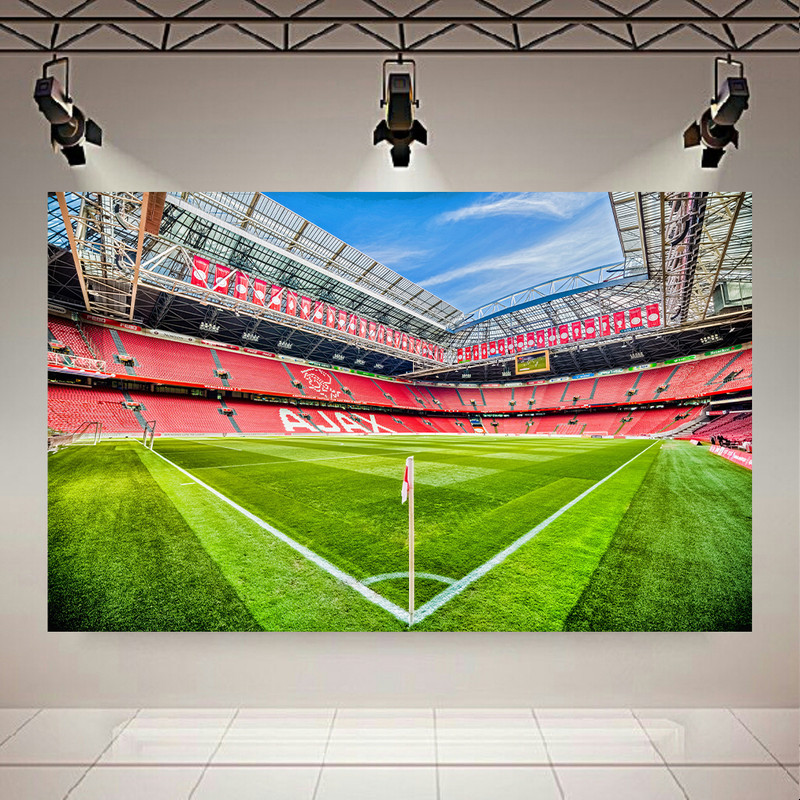پوستر پارچه ای طرح ورزشگاه فوتبال مدل استادیوم آمستردام آرنا کد AR30596