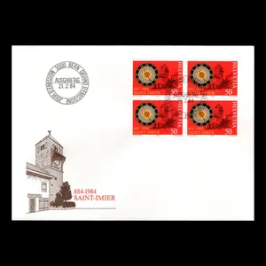 تمبر یادگاری مدل پاکت مهر روز مجموعه 4 عددی