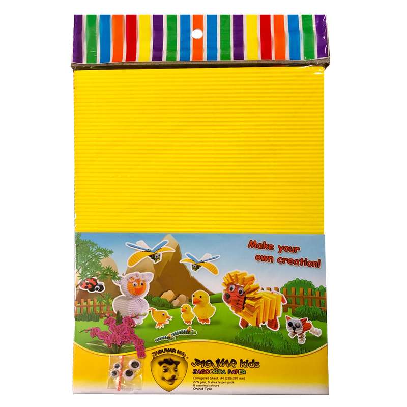مقوا جگوار کیدز کد Orchid سایز 21x29.7 سانتی متر بسته 8 عددی مقوا جگوار کیدز کد Orchid سایز 21x29.7 سانتی متر بسته 8 عددی