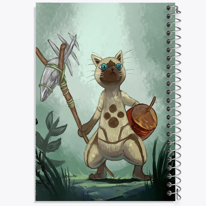 دفتر شطرنجی 50 برگ خندالو مدل بازی شکارچی هیولا (Monster Hunter) کد 33259