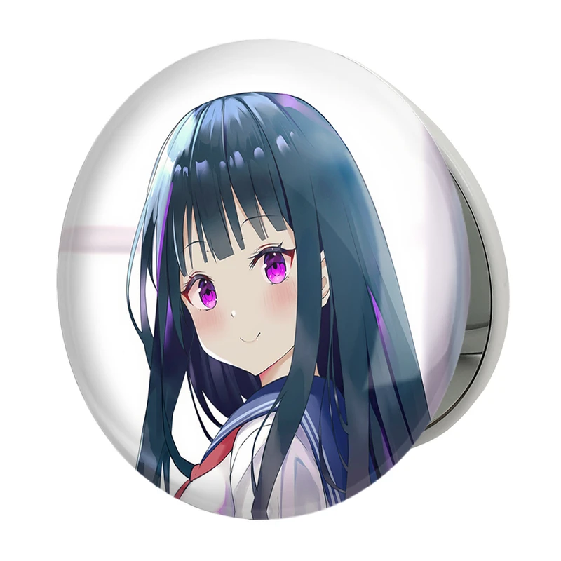 آینه جیبی خندالو طرح چیتاندا انیمه هیوکا Hyouka مدل تاشو کد 17051 