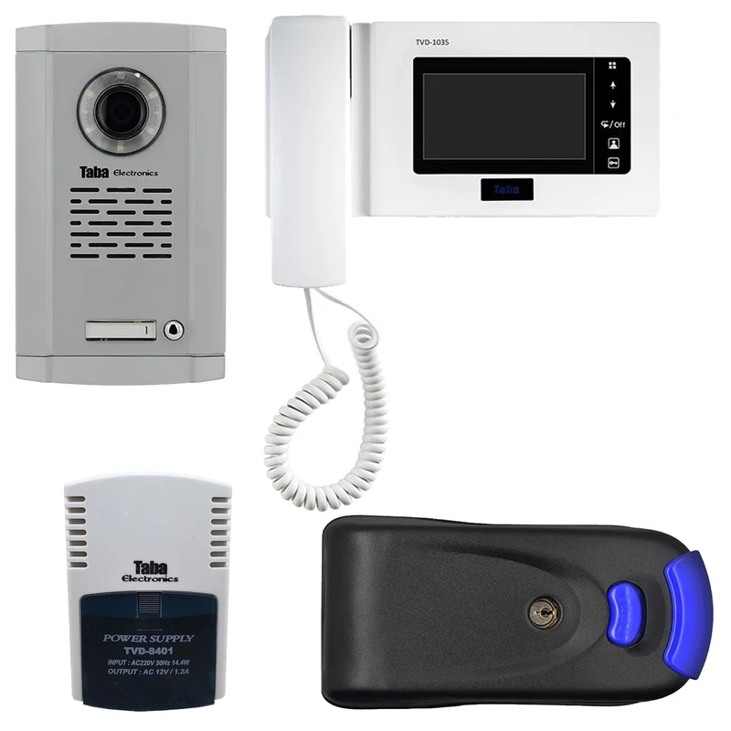 مجموعه دربازکن تصویری تابا الکترونیک مدل 1035 یک واحدی