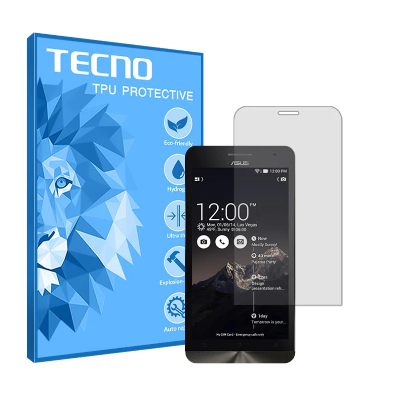 محافظ صفحه نمایش شفاف تکنو مدل Resistant مناسب برای گوشی موبایل ایسوس Zenfone 6 A600CG (2014) 