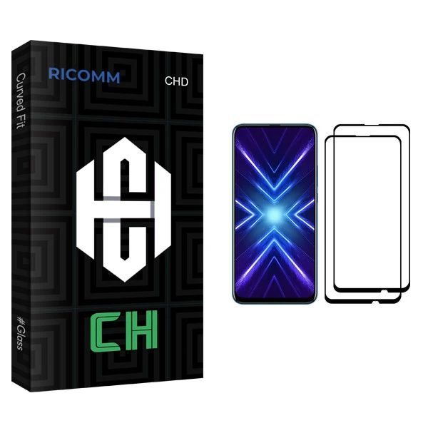 محافظ صفحه نمایش ریکام مدل CH مناسب برای گوشی موبایل آنر 9X بسته دو عددی