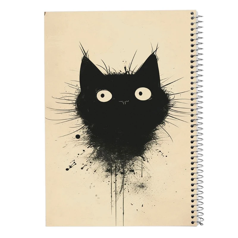 دفتر ژورنال نویسی 50 برگ مدوپد مدل نقطه ای طرح موجودات فانتزی کد DF17002