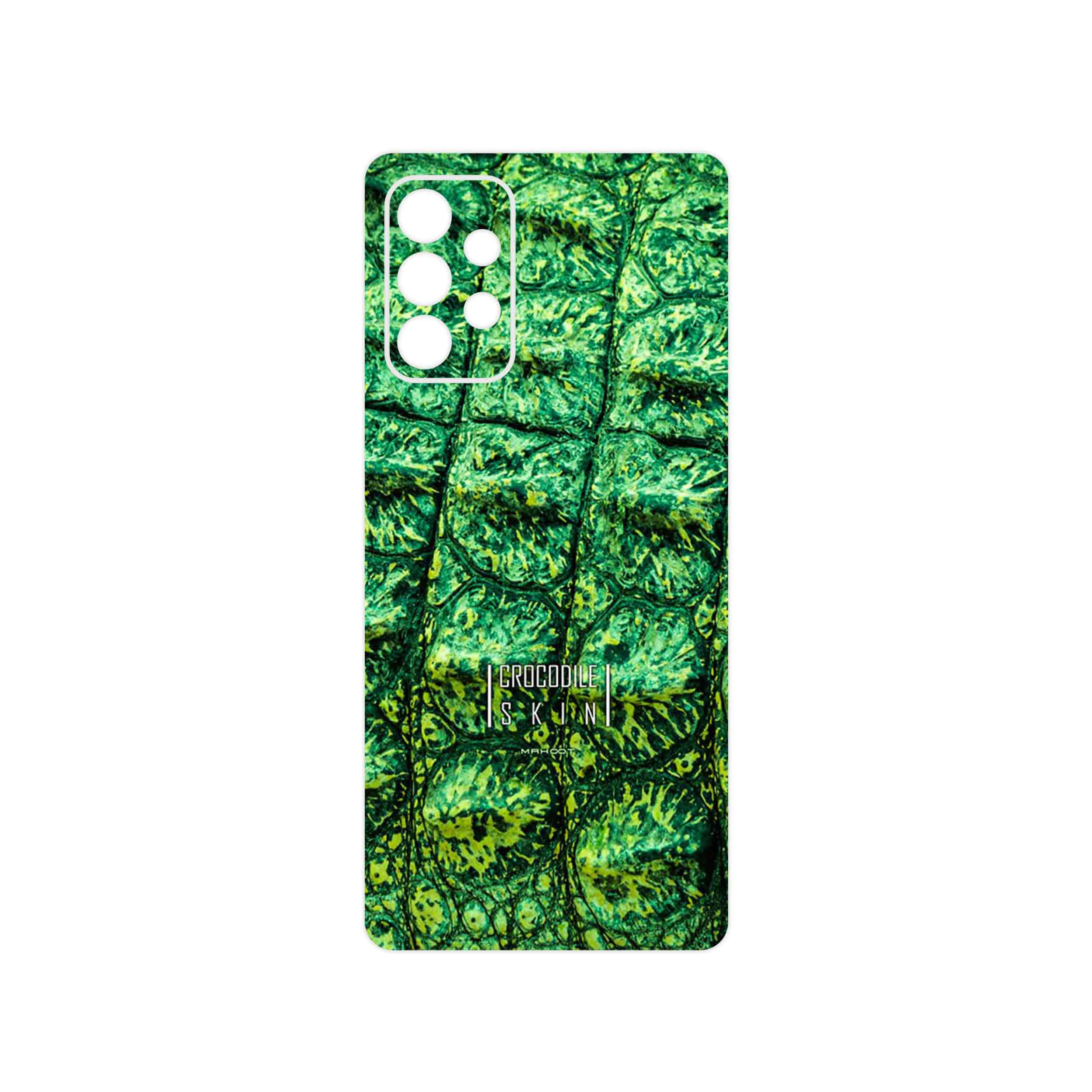 برچسب پوششی ماهوت مدل Crocodile Skin مناسب برای گوشی موبایل سامسونگ Galaxy A72