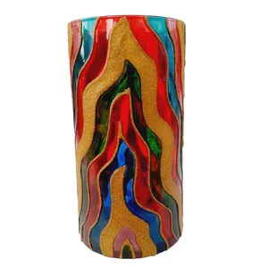 گلدان ویترای مدل رنگین کمان کد B11