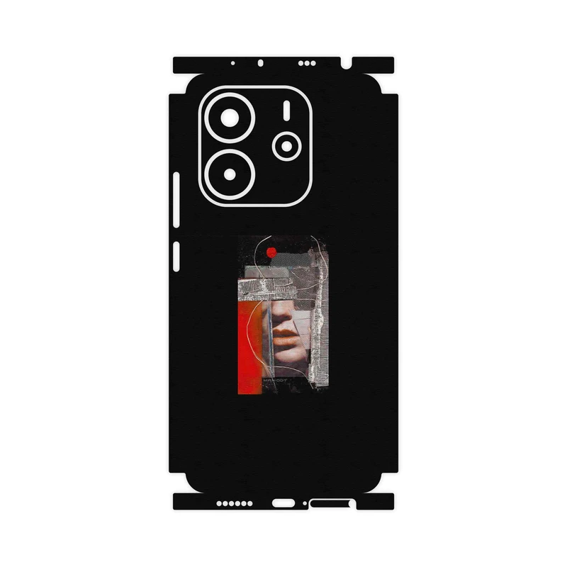 برچسب پوششی ماهوت مدل Collage of Mouth-FullSkin مناسب برای گوشی موبایل شیائومی Redmi Note 14 4G
