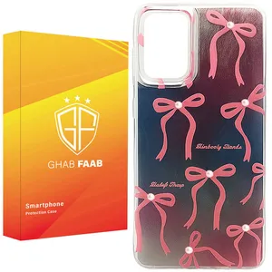 کاور قاب فاب مدل دخترانه پاپیونی مناسب برای گوشی موبایل شیائومی Redmi Note 11 4G / Note 11S / Note 12S