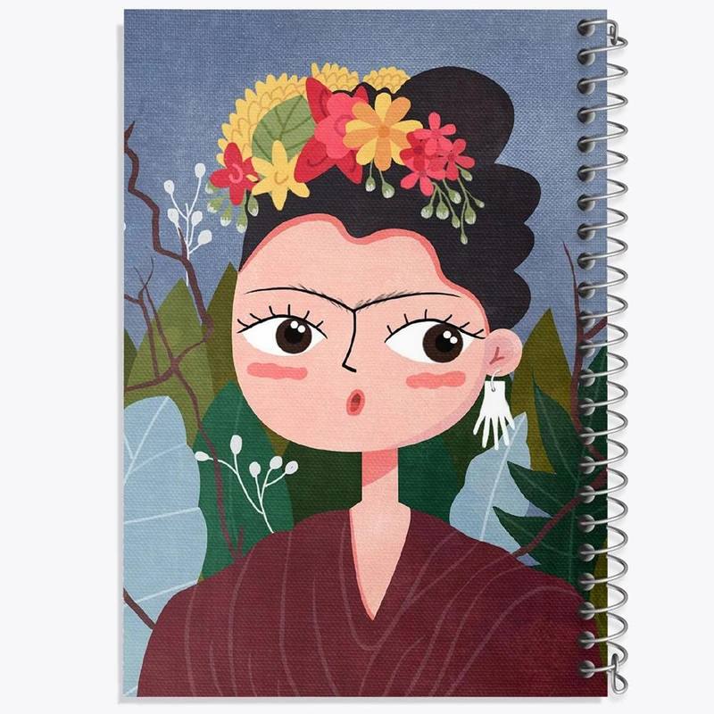 دفتر مشق 100 برگ خندالو طرح فریدا کد 23360