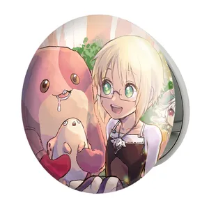 آینه جیبی خندالو طرح ریکو و ماآ انیمه ساخته شده در پرتگاه مدل تاشو کد 24373 