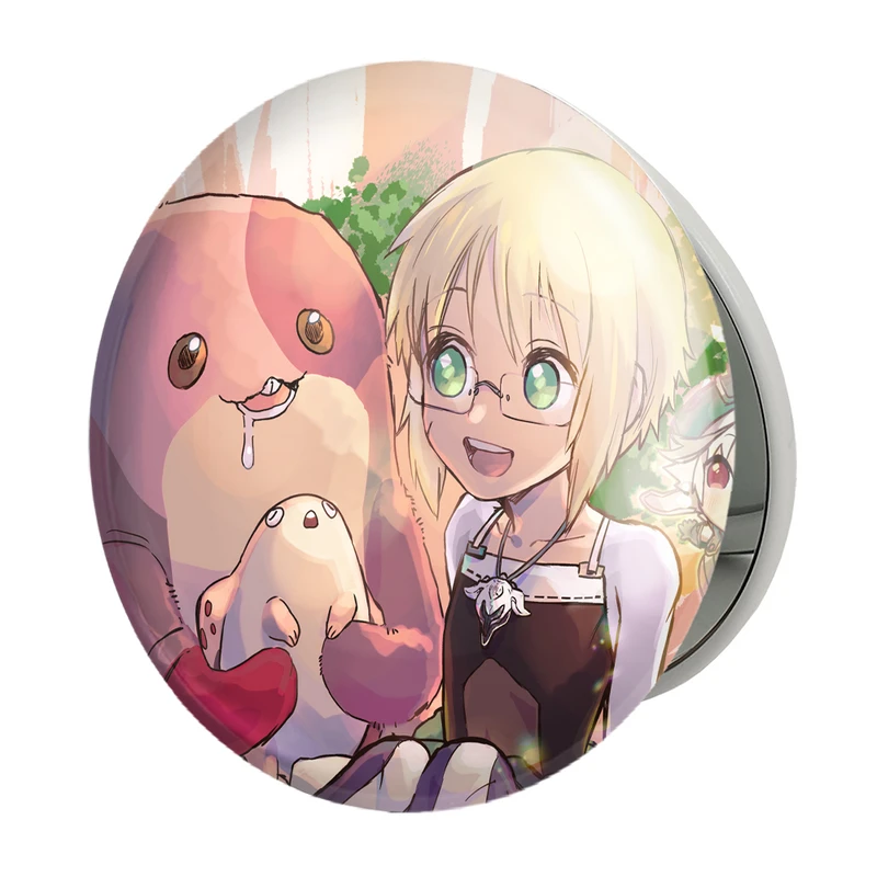 آینه جیبی خندالو طرح ریکو و ماآ انیمه ساخته شده در پرتگاه مدل تاشو کد 24373 