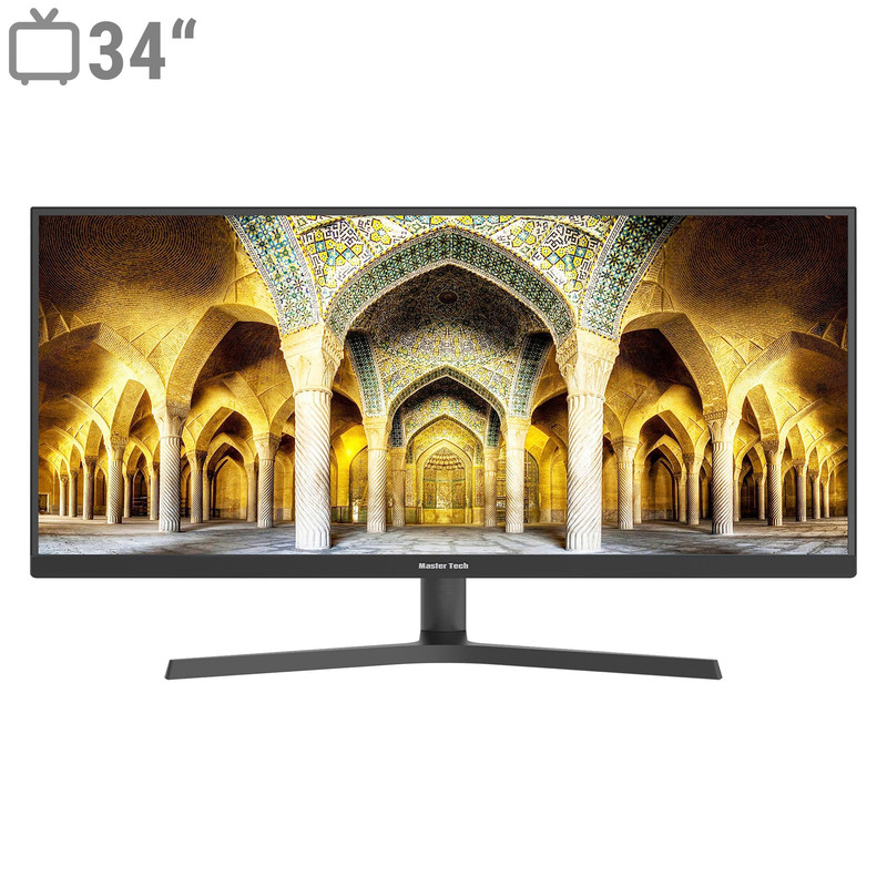 خرید و قیمت مانیتور گیمینگ 34 اینچ مسترتک مدل PA345UQ ، رزولوشن UltraWide QHD، پنل Rapid IPS، نرخ بروزرسانی 165 هرتز، با نسبت تصویر 21:9، دارای اسپیکر داخلی، دارای پورت HDMI و DisplayPort و USB و خروجی هدفون