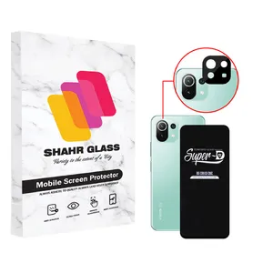 محافظ لنز دوربین شهر گلس مدل 2SFA مناسب برای گوشی موبایل شیائومی Mi 11 Lite 5G به همراه محافظ صفحه نمایش
