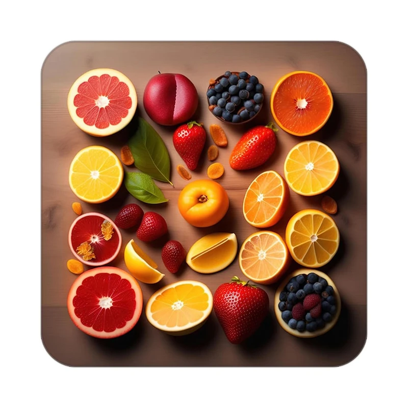 زیر لیوانی کاکتی طرح میوه مدل mp20596