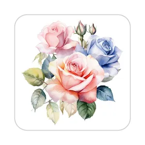 زیر لیوانی کاکتی طرح گل مدل mp16539