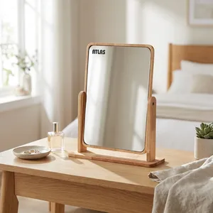 آینه رومیزی اطلس مدل دلوین کد S_18*13