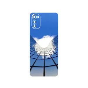 MAHOOT Glass skyscraper Cover Sticker for Motorola Moto E32s