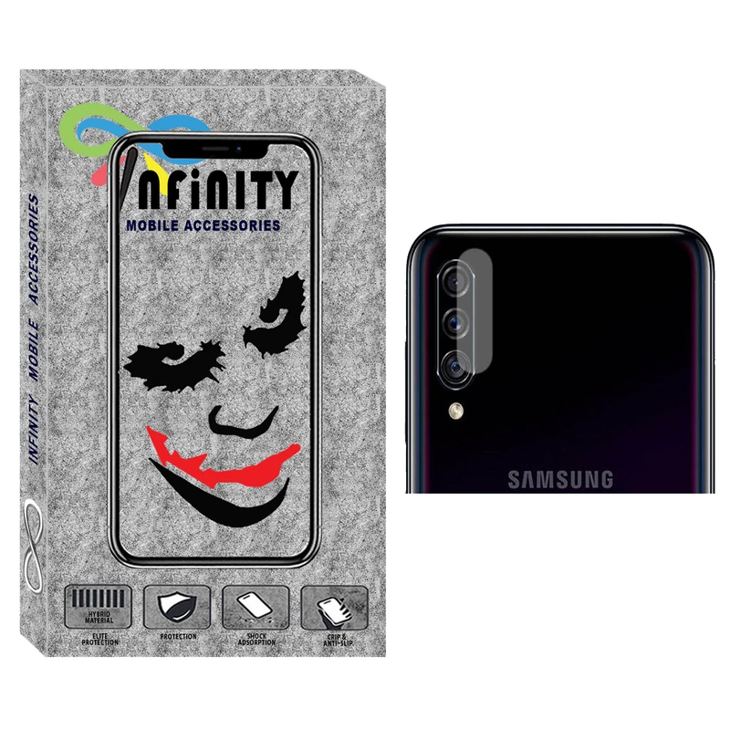 محافظ لنز دوربین اینفینیتی مدل Inl-01 مناسب برای گوشی موبایل سامسونگ Galaxy A50S