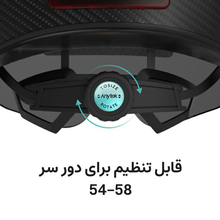 دوربین فیلم برداری ورزشی انی تک مدل کلاه ایمنی RAW1PRO-4K