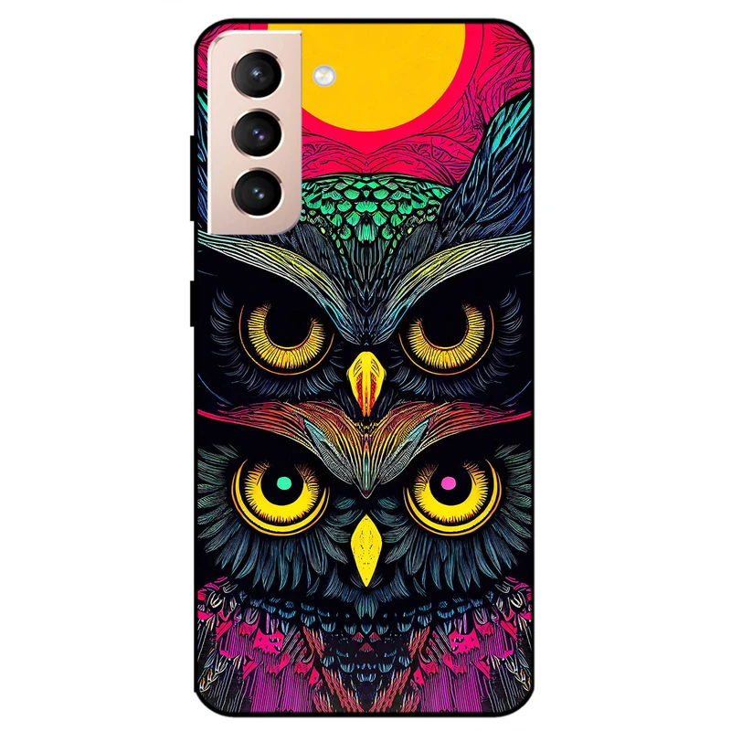 کاور مگافون طرح جغد مدل 1904 مناسب برای گوشی موبایل سامسونگ Galaxy S21 Plus 5G   