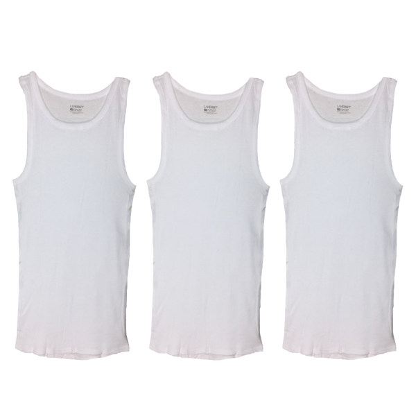 زیرپوش بدون آستین مردانه لیورجی مدل 4709502 مجموعه 3 عددی