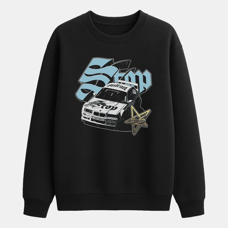 سویشرت مردانه باهرپوش شرق مدل ماشین بازی کلاسیک قدیمی z495