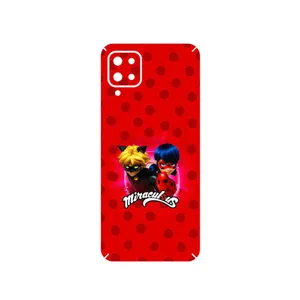 MAHOOT Ladybug and Cat Noir Cover Sticker for Samsung Galaxy A12 Nacho