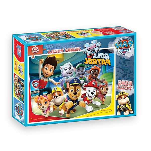 پازل 200 تکه کینگ مدل پاو پاترول PAW Patrol