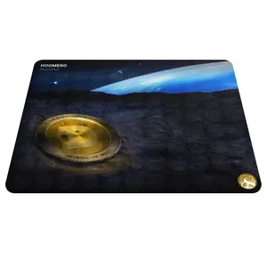 Hoomero Dogecoin digital currency A2457 Mousepad