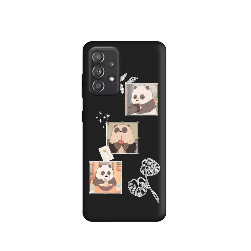 کاور قاب گوشی طرح قاب عکس پاندا خرسی کد k259 مناسب برای گوشی موبایل سامسونگ Galaxy A52 / A52s