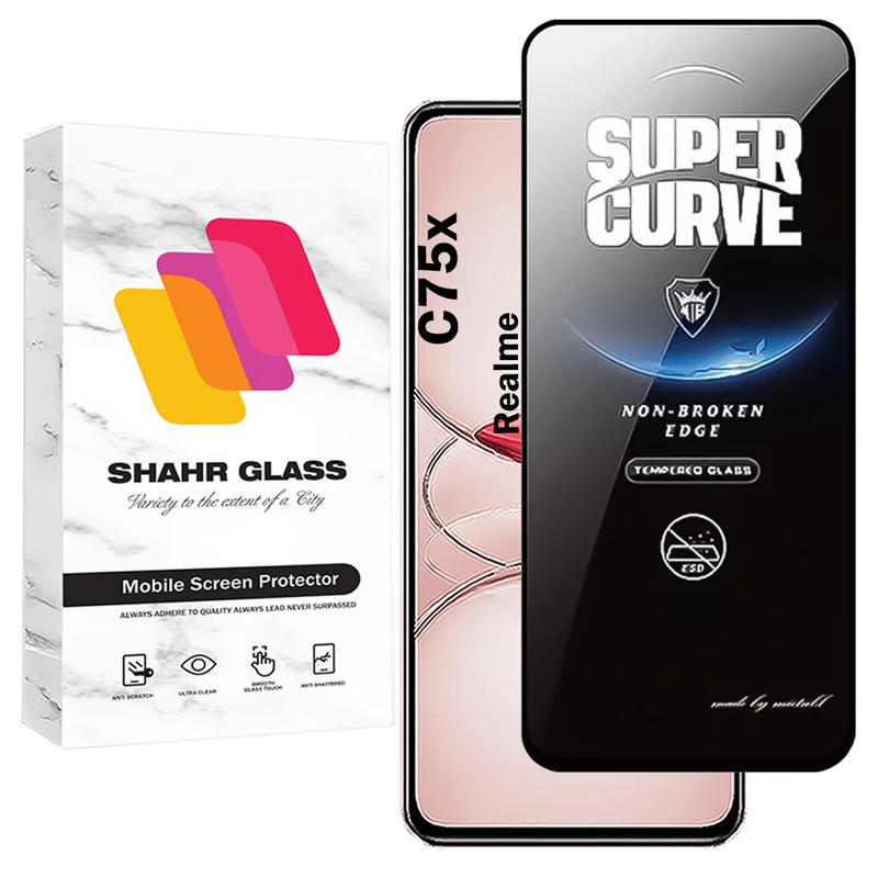 محافظ صفحه نمایش شهر گلس مدل CSUS30 مناسب برای گوشی موبایل ریلمی C75x