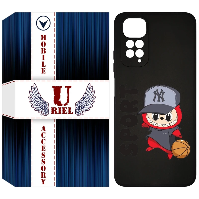 کاور یوریل قاب مدل KSH کد 148 طرح عروسک لبوبو مناسب برای گوشی موبایل شیائومی Redmi Note 11 4G / Note 11S