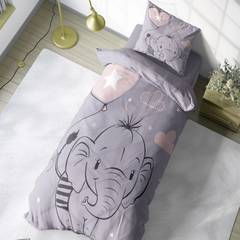 سرویس خواب 1 نفر 4 تکه مدل فیل کوچولو کد 999