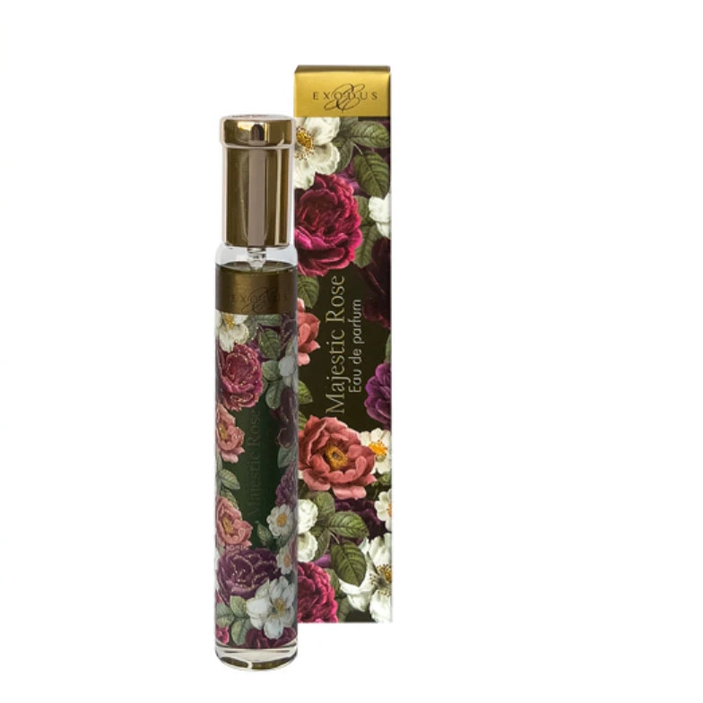 عطر جیبی زنانه اکسودوس مدل majestic rose با رایحه خنک حجم 30 میلی‌لیتر