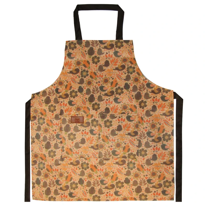 پیش بند آشپزخانه هوم اند لایف مدل میلان طرح گل و پرنده