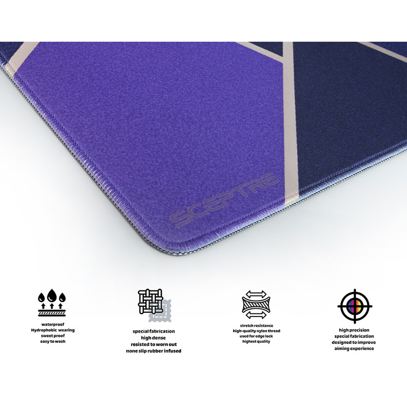 ماوس پد مخصوص بازی اسکپتر مدل MODERN PURPLE 1
