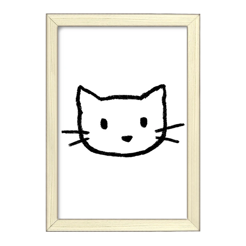 تابلو خندالو طرح گربه بامزه کد 29318
