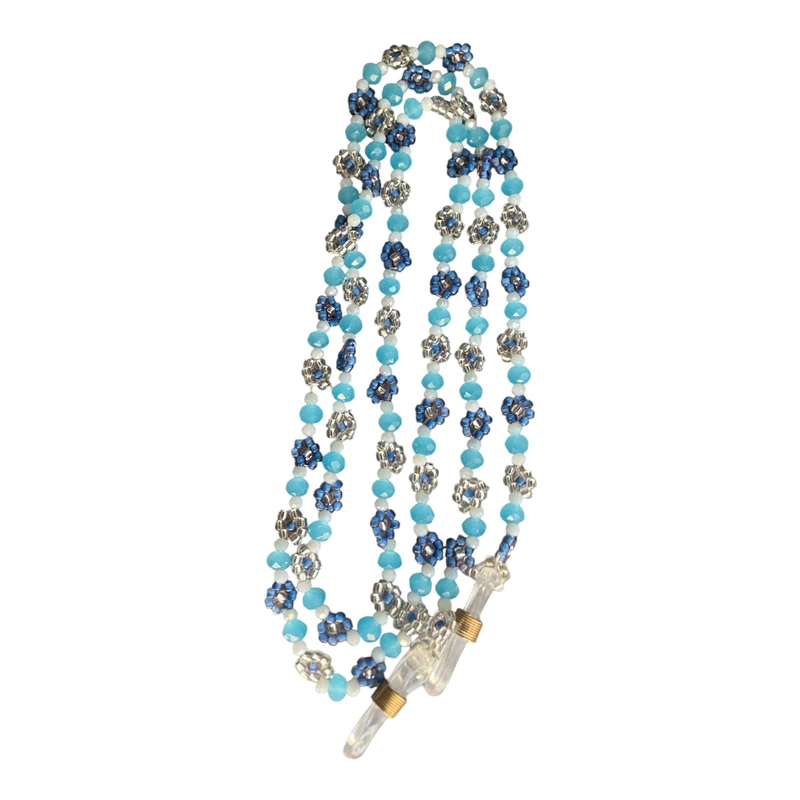 بند عینک دست ساز مدل گل کد 1195