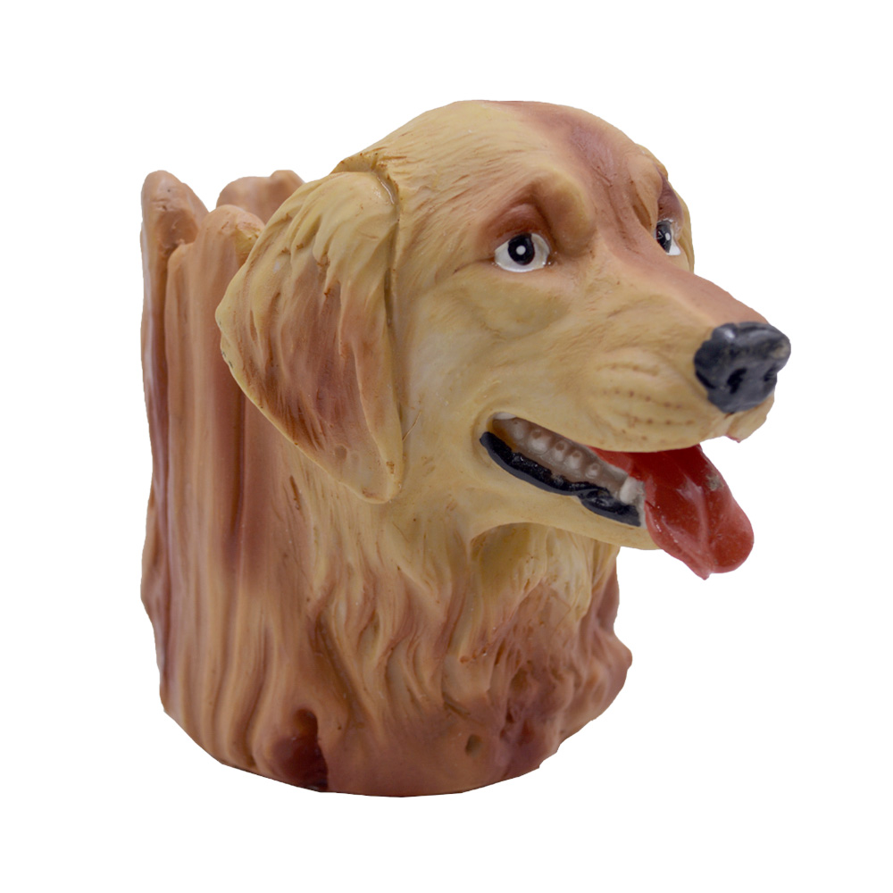 جامدادی رومیزی طرح سگ مدل گلدن ریتریور کد 5009