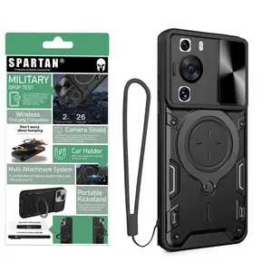 Spartan Magnet Ring Strap Cover for Huawei P60 Pro