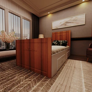 تخت خواب یکنفره اعیان مدل FH400 سایز 90x200 سانتی متر