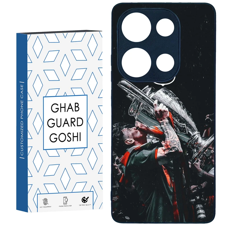 کاور قاب گارد گوشی طرح مسی کد TPU-123 مناسب برای گوشی موبایل شیائومی Redmi Note 13 Pro 4G / Poco M6 Pro 4G