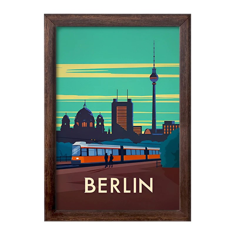 تابلو خندالو طرح برلین (Berlin) کد F6326